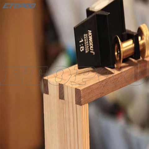 Adjust Dovetail Scribing Gauge 1:4 1:6 1:7 1:8 90degree Magnet Marker Woodworking Carpenter Measuring Tool  Graduated Scales ► Photo 1/6