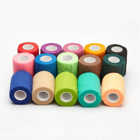 4.5M Colorful Sport Elastoplast Athletic Kinesiology Elastic Bandage Self Adhesive Wrap Tape Ankle Knee Arthrosis Protector ► Photo 1/6