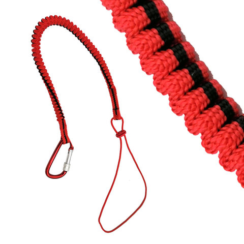 Safety Bungee Tether Tool Lanyard With Carabiner Hook 8kg Capacity For Climbing Working ► Photo 1/3