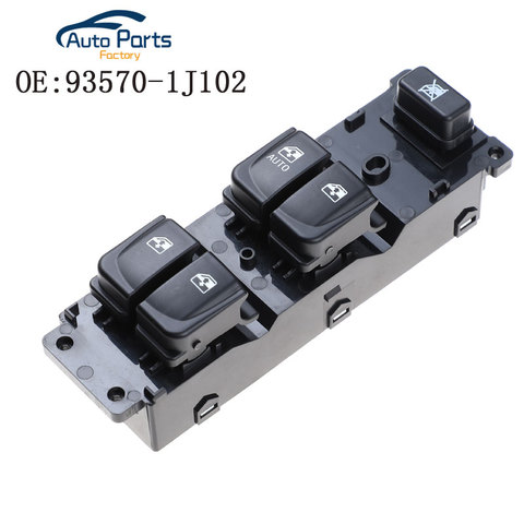 New High Quality Power Window Switch For Hyundai i20 93570-1J102 935701J102 Window Control Switch ► Photo 1/6