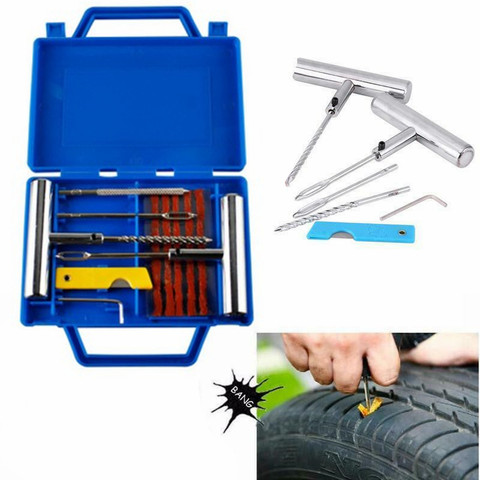 Tire Repair Tools Puncture Tyre Repair Kit Tire Fitting Tool Vulcanizer Tubeless Car Wheel Repair Tool Garage Tools For Auto ► Photo 1/6