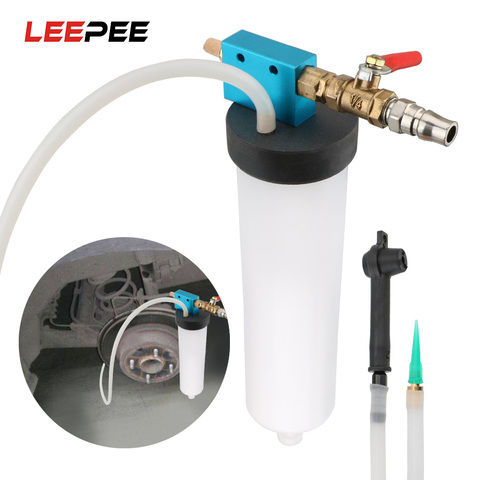 LEEPEE Car Brake Fluid Oil Replacement Tool Hydraulic Clutch Oil Bleeder Oil Pump Universal Empty Exchange Drain Kit ► Photo 1/6