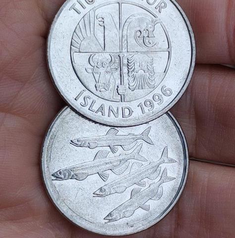 27.5mm Iceland ,100% Real Genuine Comemorative Coin ,Original Collection ► Photo 1/1