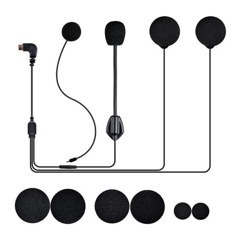 Fodsporst Headset Earphone with Microphone For FX6 Motorcycle Helmet Bluetooth Intercom ► Photo 1/2