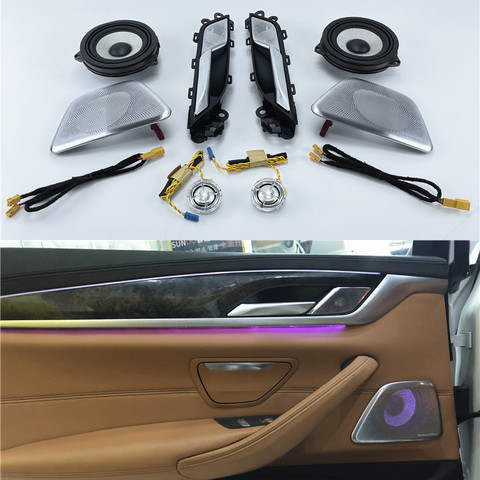 Car Luminous Speaker For BMW G30 G38 5 Series High Quality Night Vision Treble Tweeter Audio Trumpet  Horn 64 colors LED light ► Photo 1/6