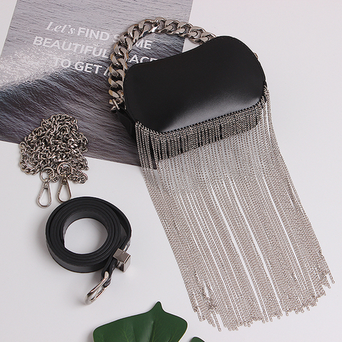 NEW Hot Sell Fashion Women's Tassel Shoulder Bags PU Leather Tote Bags Crossbody Messenger Bags Fringe Handbags Female ► Photo 1/6