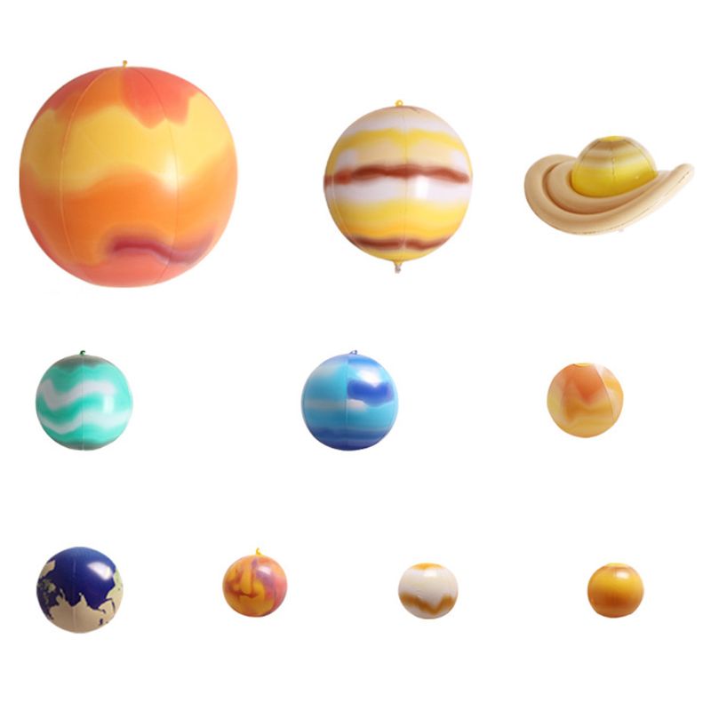 Solar Galaxy Teaching Nine Planets Solar System Children Decor Inflatable Toys 