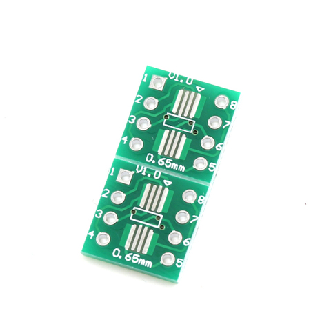 20pcs SOP8 TSSOP8 SSOP8 to DIP8 Transfer Board DIP Pin Board Pitch Adapter ► Photo 1/2