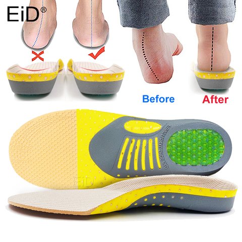 Premium Orthotic Gel Insoles Orthopedic Flat Foot Health Sole Pad For Shoes Insert Arch Support Pad For Plantar fasciitis Unisex ► Photo 1/6
