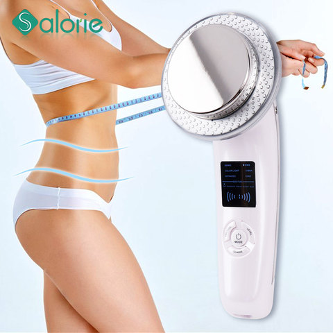 6 in 1 EMS Ultrasonic Body Slimming Massager Ultrasound Cavitation Fat Burner Galvanic Infrared Ultrasonic Therapy ► Photo 1/6