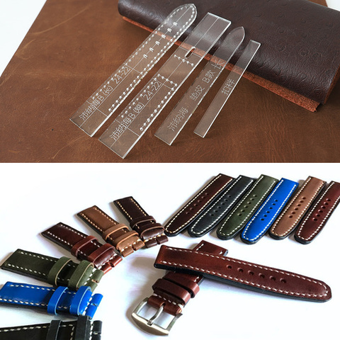 Strap Band Leather Craft Tools Transparent Acrylic Watch Strap Template Home DIY Supplies Watch Strap Mold Men and Women ► Photo 1/6