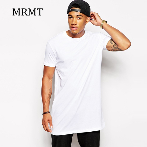 2022 White Casual Long Size Mens Hip hop Tops StreetWear extra long tee shirts for men Longline t-shirt Short Sleeve tshirt ► Photo 1/6