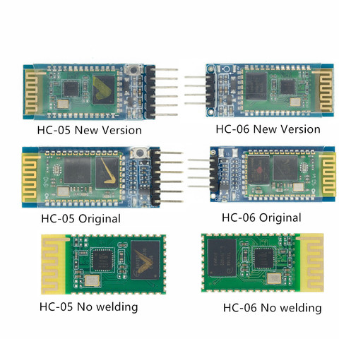 1pcs HC05 HC-05/HC-06 JY-MCU anti-reverse, integrated Bluetooth serial pass-through module, HC-05 HC-06 master-slave 6pin/4pin ► Photo 1/5