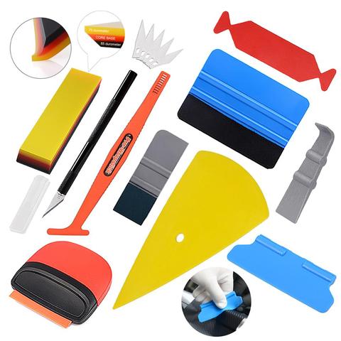 EHDIS Vinyl Wrap Film Tools Kit Window Tint Carbon Fiber Decal Knife Cutter Car Wrapping Sticker Rubber Scraper Magnet Squeegee ► Photo 1/6