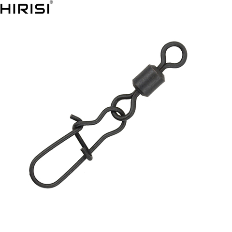 25pcs Carp Fishing Quick Change Snap Swivel Matt Black for Terminal Fishing Accessories ► Photo 1/6