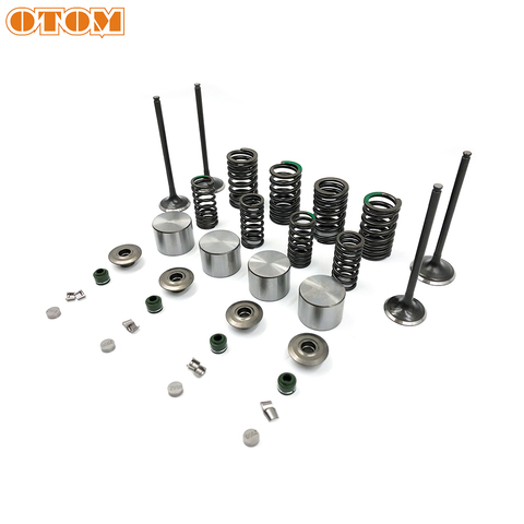 OTOM Motorcycle Valve Spring Assembly Kit Scooter Engine Intake Exhaust Valve Stem Oil Seal For KAWASAKI KLX250 YF300 LONCIN CR6 ► Photo 1/6