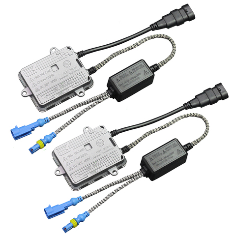 2 Pcs 55W AC Quick Bright Ballast H4 Xenon Digital Slim Ballast Xenon H7 Digital Slim Ballasts H7 H4 Xenons Ignition Unit Blocks ► Photo 1/6