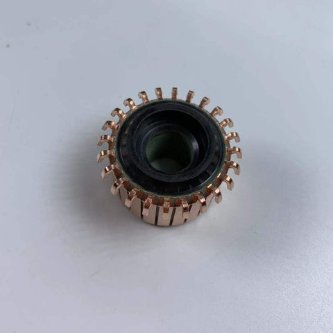 1PC 11 x 28.2 x 17.8mm 24 Gear Tooth Copper Hook Type Commutator DHY-3087-24 ► Photo 1/5