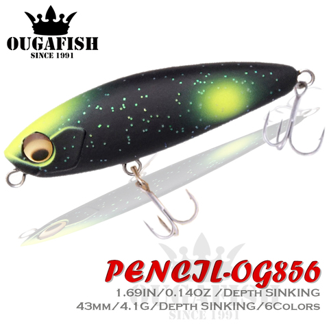 2022 Pencil Fishing Lure Sinking Weights 4.1g 43mm Winter Fishing Accessories Hooks Artificial Bait Goods Pike Lures Carp Fish ► Photo 1/1