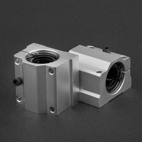 2 pcs SC25UUAJ SCJ25UU adjustable type linear case unit linear bearing block for linear shaft rod cnc router ► Photo 1/2