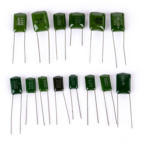 180pcs/lot Polyester Film Capacitor Assorted Kit 2A104J 2A332J 2A472J 2A103J 2A333J 2A473J 2A563J 2A223J  Capacitors Set Pack ► Photo 1/2