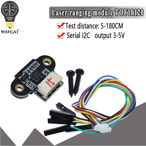 ToF10120 Laser Range Sensor Module 10-180cm Distance Sensor RS232 Interface Arduino TOF05140 UART I2C Output 3-5V ► Photo 1/6