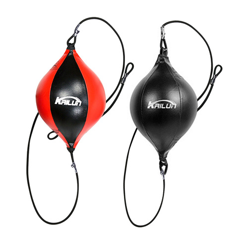 Quality Design Pu Leather Punching Ball Pear Boxing Bag Reflex Speed Balls Fitness Training Double End Boxing Speed Ball ► Photo 1/6