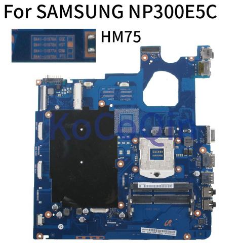 KoCoQin Laptop motherboard For SAMSUNG NP300E5C HM75 Mainboard BA41-01978A SLJ8C DDR3 ► Photo 1/6