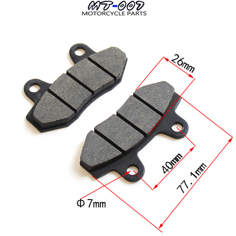 Motorcycle Heavy Duty Copper rear Brake Pads for ATV 50cc 70cc-125cc 140cc 150cc 160cc Pit Dirt Bike free shipping ► Photo 1/5