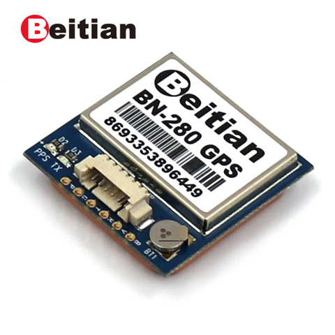 BEITIAN, UART TTL level GPS GLONASS Dual GNSS module GPS module with antenna FLASH BN-280 ► Photo 1/1