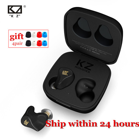 NEW KZ Z1 TWS Bluetooth 5.0 Wireless Earphones AAC Touch Control Earphones 10mm Dynamic Earbuds Sport Game Headset KZ S1 S1D S2 ► Photo 1/6