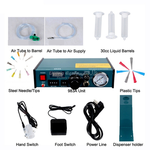 Automatic glue-dispenser solder-machine paste liquid-controller dropper fluid YDL-983A Digital Display Solder Paste Glue Dropper ► Photo 1/6