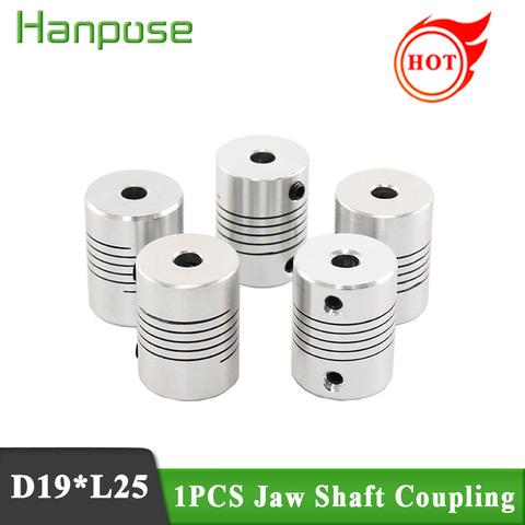 D19*L25 Aluminium CNC Stepper Motor Flexible Shaft Coupling Coupler Encoders Engraving Machine ID3 4 5 6 6.35 7 8 9 10mm ► Photo 1/6