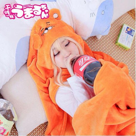 Umaru Chan Anime Cosplay Costume Himouto Umaru-Chan Cloak Doma Umaru Soft Hoodie Cape Party Halloween Costume For Women ► Photo 1/6