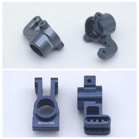 Aluminum alloy front + rear steering wheel hub carrier for tekno rc mt410 eb48.3 rc car part ► Photo 1/4