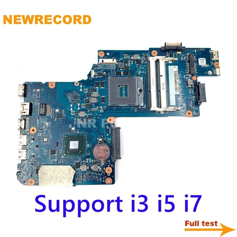 NEWRECORD H000038360 laptop motherboard for toshiba satellite C850 L850 c855 L855 HM76 SLJ8E DDR3 Support i3 i5 i7 Main board ► Photo 1/6