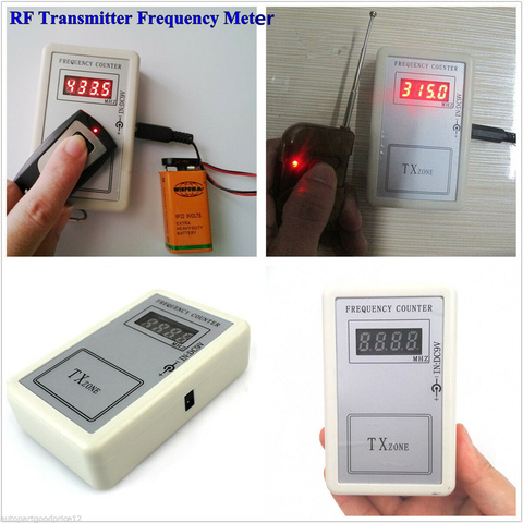 Handheld Remote Control Frequency Meter 250-1000MHZ RF Transmitter Counter for Car Remote Key Cymometer Detector Frequency Test ► Photo 1/6