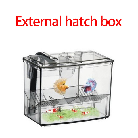 Arcylic Breeding Box Baby Fish Hatch Separation Box Fish Aquarium Small Fish Sick Fish Air Pump Improve Hang On Breeding Box ► Photo 1/1