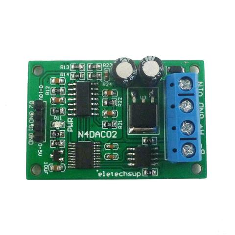 DC 12V 2CH DAC Module 0-5V 0-10V PWM to Voltage Analog Converter RS485 Modbus RTU Board ► Photo 1/1