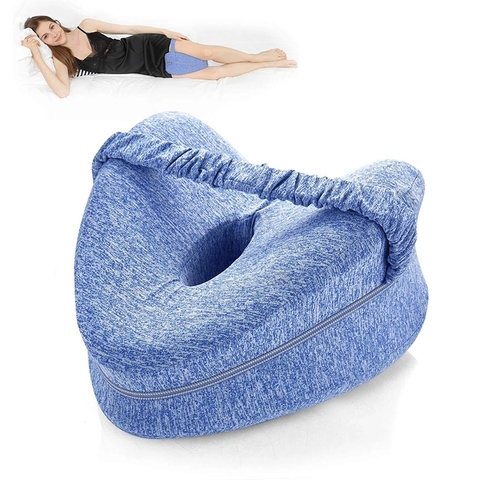 1pc Travel Memory foam Leg Pillow Sleeping Orthopedic Back Hip
