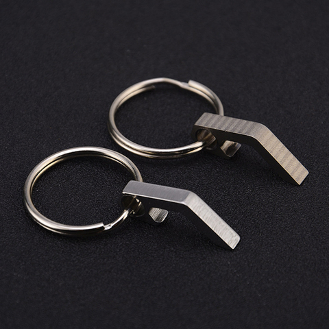 3Styles Portable Mini Bottle Opener Stainless Steel Titanium Alloy Key Ring Carry Easily Bar Tool Kitchen Gadgets ► Photo 1/6