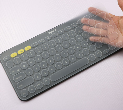 Ultra Thin Washable Silicone Laptop Keyboard Cover Skin Protector For Logitech K380 Keyboard ► Photo 1/6