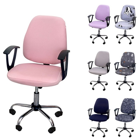 Universal Office Chair Cover Split Armchair Cover Stretch Computer Chair Slipcovers Removable Seat Protector Case Home Decor ► Photo 1/6