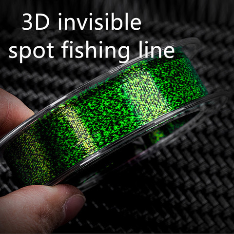 100m Invisible Fishing Line Speckle Carp Fluorocarbon Line Super Strong Spotted Line Sinking Nylon Fly Fishing Line 0.12-0.50mm ► Photo 1/6