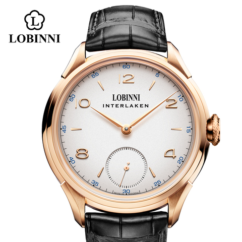 LOBINNI Seagull Mechanical Hand Wind Movement Masculinity Watches Luxury Switzerland Brand Man Waterproof Watch Male Wristwatch ► Photo 1/6