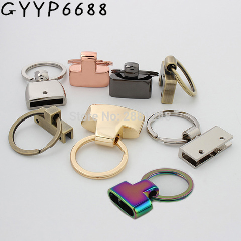 2-30pcs Key o ring Key handmade leather luggage accessories Hanging keychain chain hook pendant Key Fob hardware ► Photo 1/6