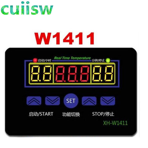 W1411 AC 110V 220V DC 12V 10A LED Digital Temperature Controller Thermostat Control Switch Sensor For Greenhouses Aquatic Animal ► Photo 1/6