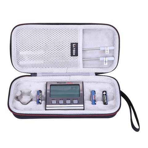 LTGEM EVA Hard Case for Thermopro TP-17 Dual Probe Digital Cooking Meat Thermometer Large LCD Backlight Food Grill Thermometer ► Photo 1/6