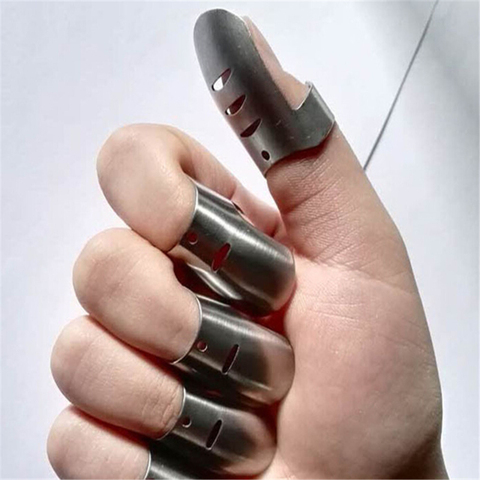 Finger Guard Protect Hand Anti Cutting Protector Knife Cut Finger Protection Tool Stainless Steel Armor Kitchen Tool Gadget ► Photo 1/6