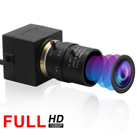 2.8-12mm Manual Zoom Varifocal 2MP MJPEG 120fps 640*480,60 fps at 1280*720,30fps at 1920*1080 Mini box Cmos Usb Camera HD 1080P ► Photo 1/6